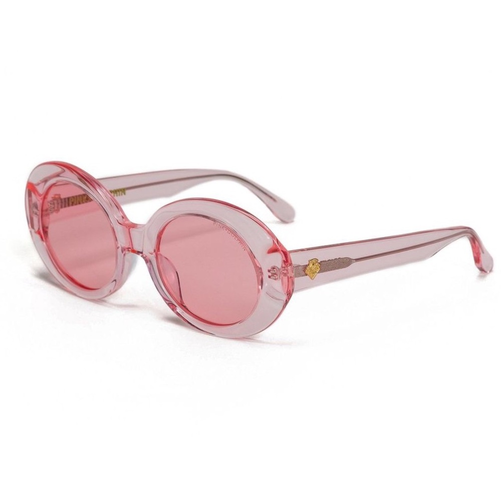Pink + Dolphin Spirit Shades in Clear Pink NWOT